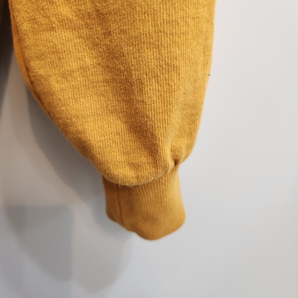 Madewell Mustard and Cream Striped Rugby Pullover - Picture 6 of 8
